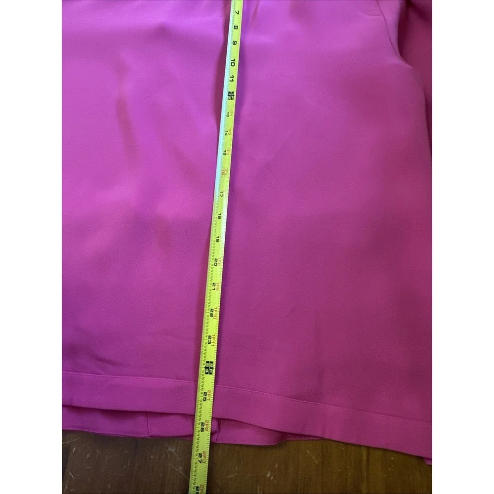 NWT Careste Cecile Silk Blazer Jacket Size 14 Pink Light‎ Weight Classic Pockets